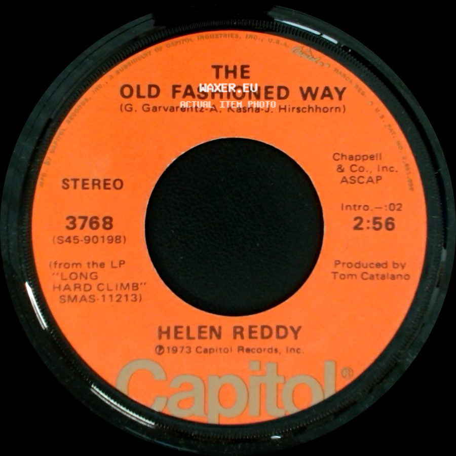 Helen Reddy - Leave Me Alone (Ruby Red Dress) / The Old Fashioned Way side B