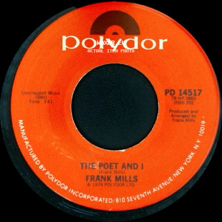 Frank Mills - Music Box Dancer / The Poet And I side B