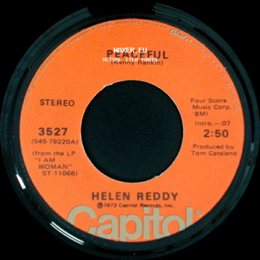 Helen Reddy - What Would They Say / Peaceful side B
