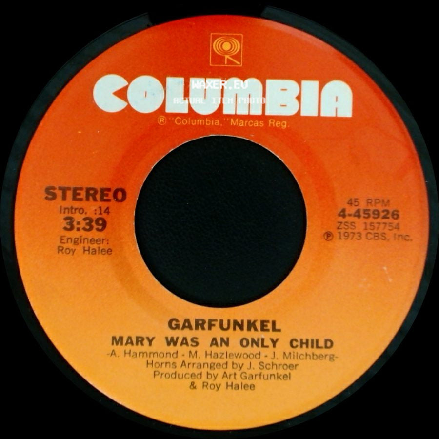 Garfunkel - Mary Was An Only Child / All I Know side A