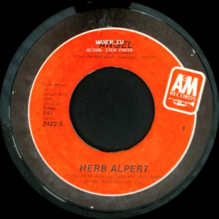 Herb Alpert - Angel / Route 101 side A
