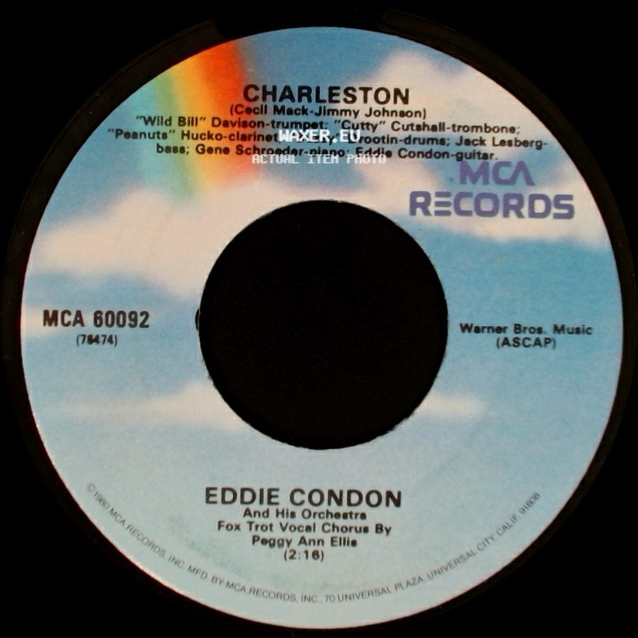 Eddie Condon / Eddie Condon And His Orchestra - Charleston / Black Bottom side A