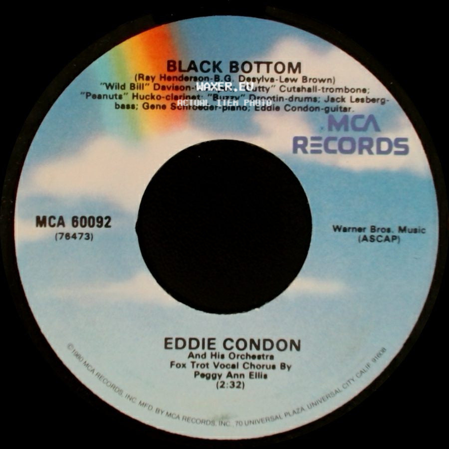 Eddie Condon / Eddie Condon And His Orchestra - Charleston / Black Bottom side B