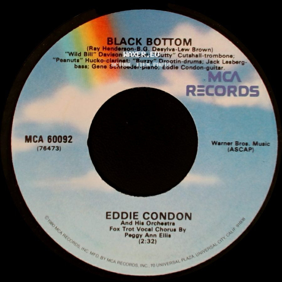 Eddie Condon / Eddie Condon And His Orchestra - Charleston / Black Bottom side B