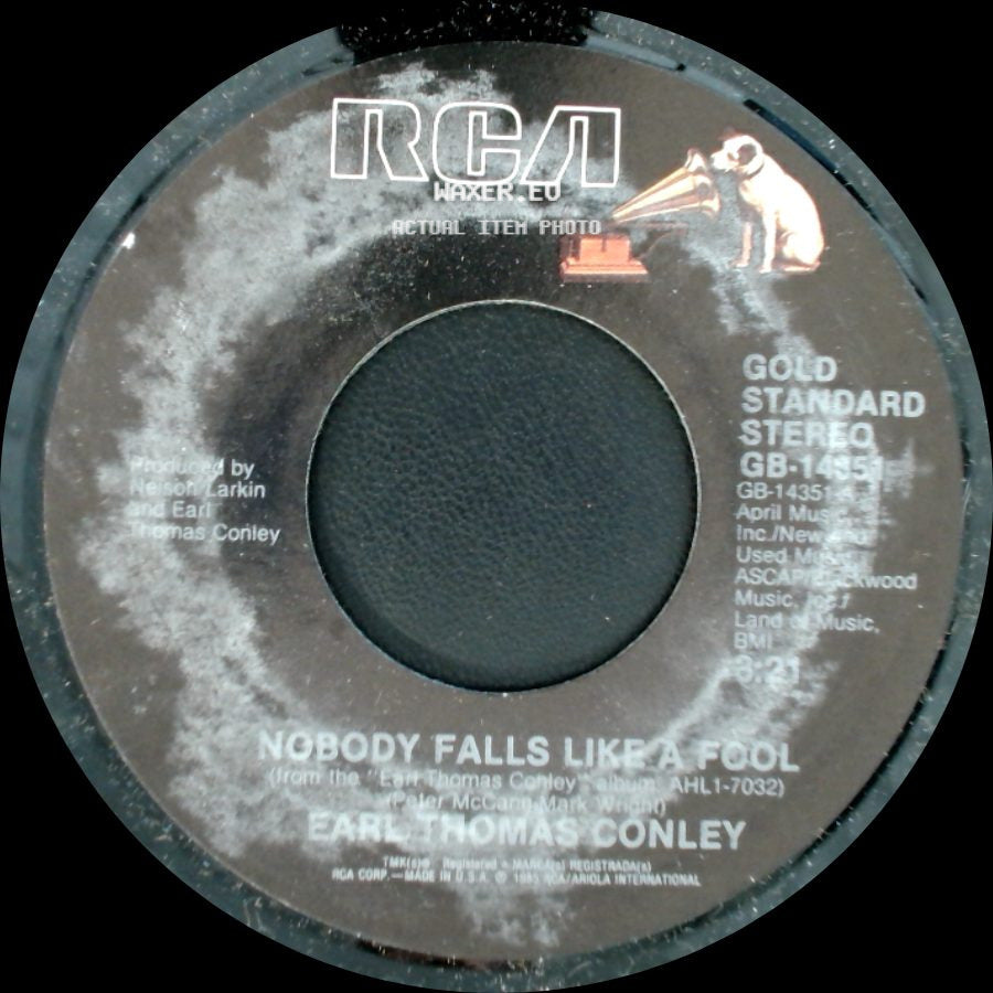 Earl Thomas Conley - Nobody Falls Like A Fool / Don't Make It Easy For Me side A