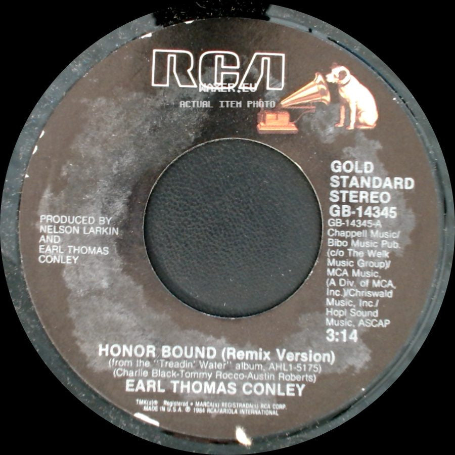Earl Thomas Conley - Love Don't Care (Whose Heart It Breaks) / Honor Bound (Remix Version) side B