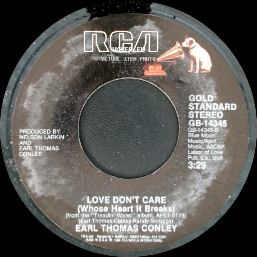 Earl Thomas Conley - Honor Bound (Remix Version) / Love Don't Care (Whose Heart It Breaks) side B