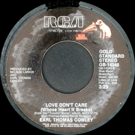 Earl Thomas Conley - Honor Bound (Remix Version) / Love Don't Care (Whose Heart It Breaks) side B