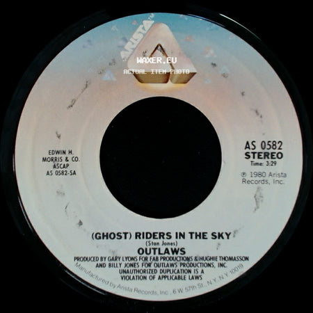 Outlaws - (Ghost) Riders In The Sky / Devil's Road side A