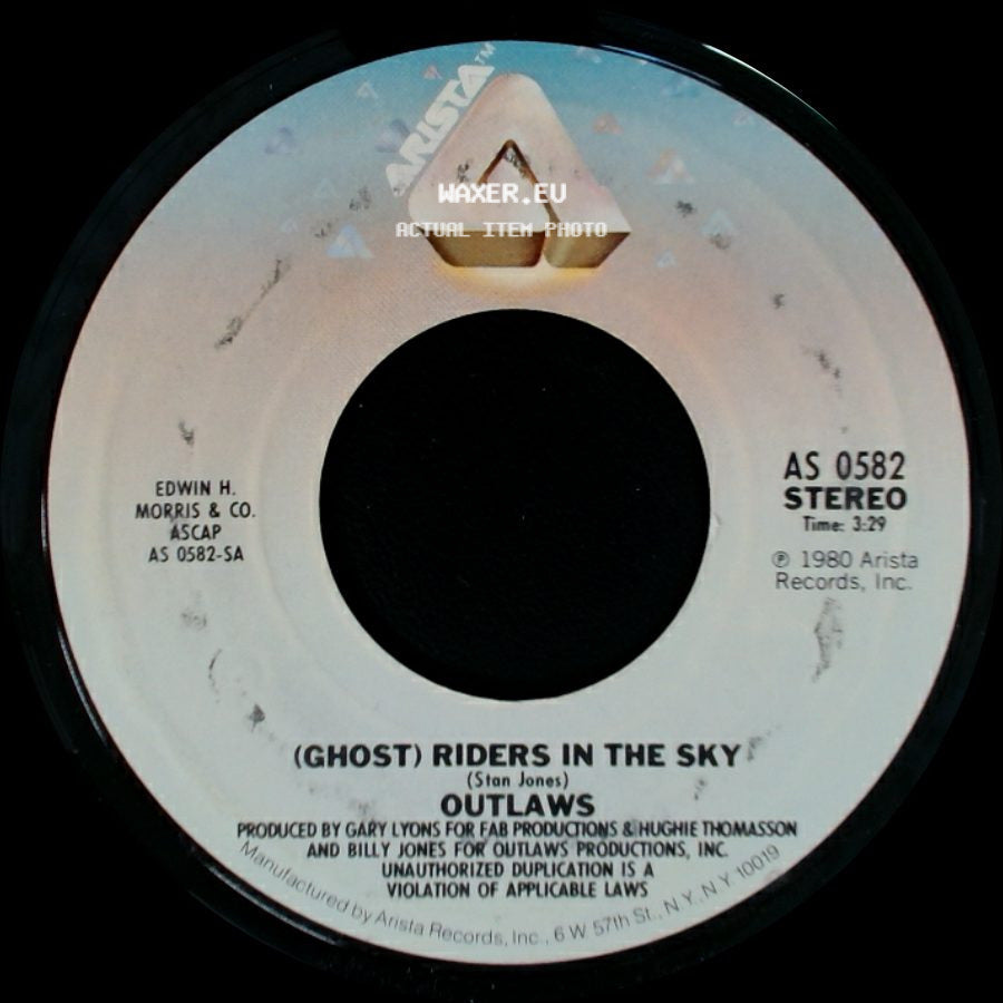 Outlaws - (Ghost) Riders In The Sky / Devil's Road side A
