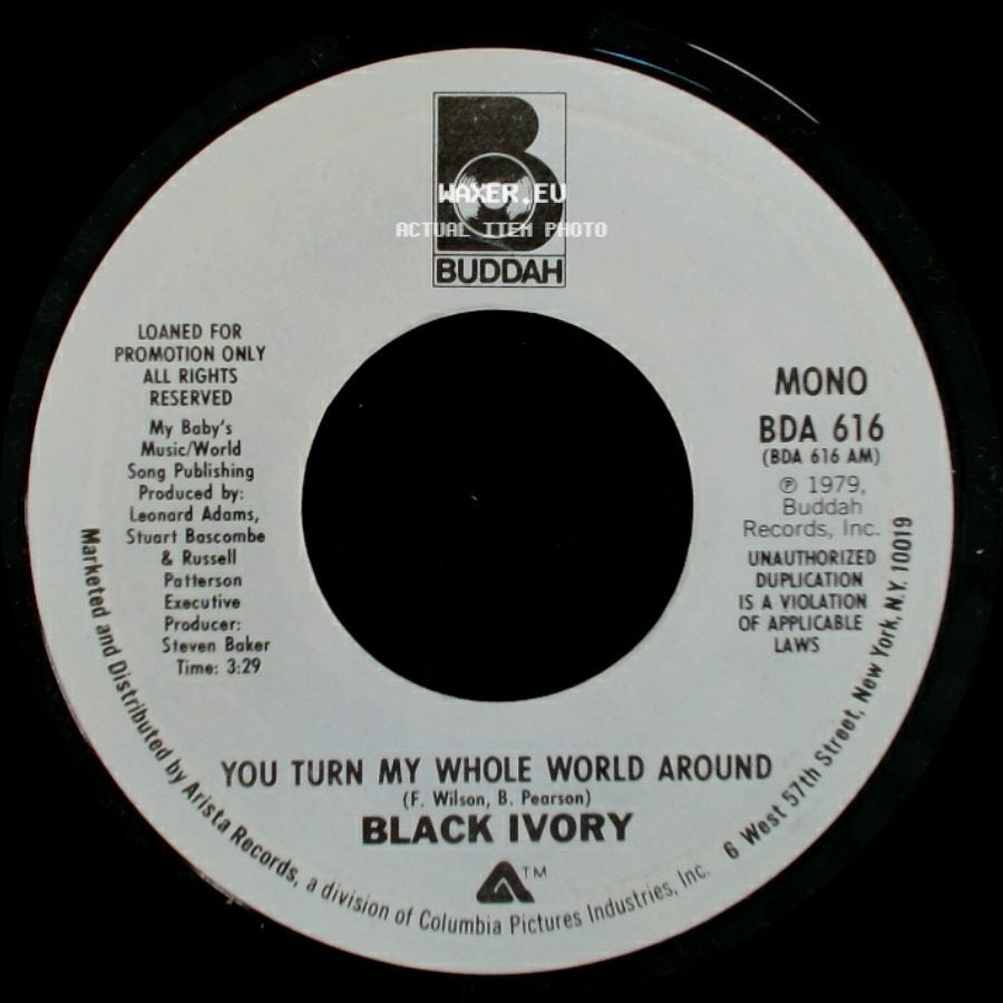 Black Ivory - You Turn My Whole World Around / You Turn My Whole World Around side A