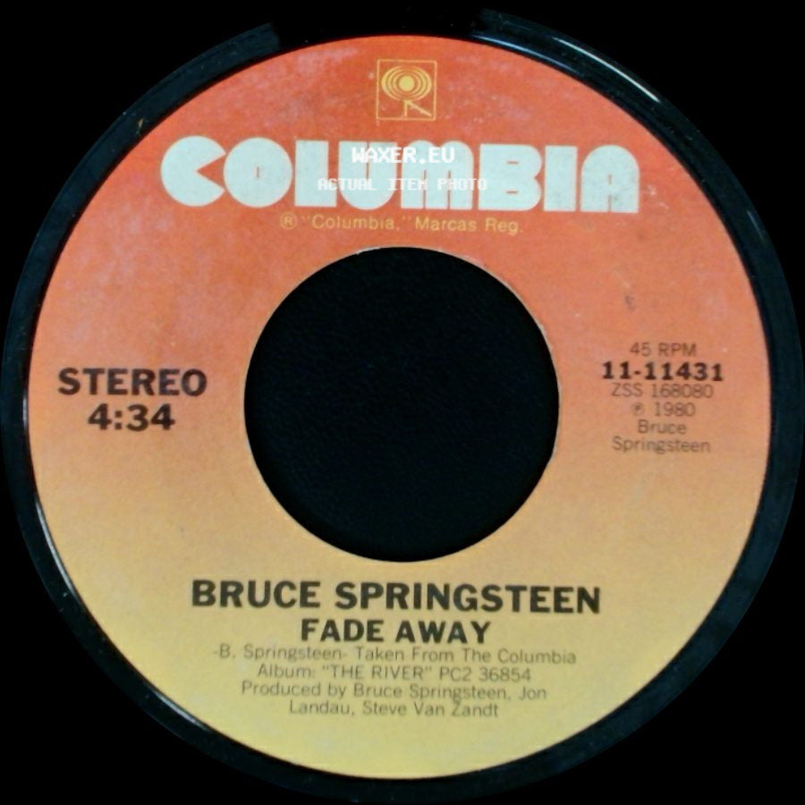 Bruce Springsteen - Fade Away / Be True side A