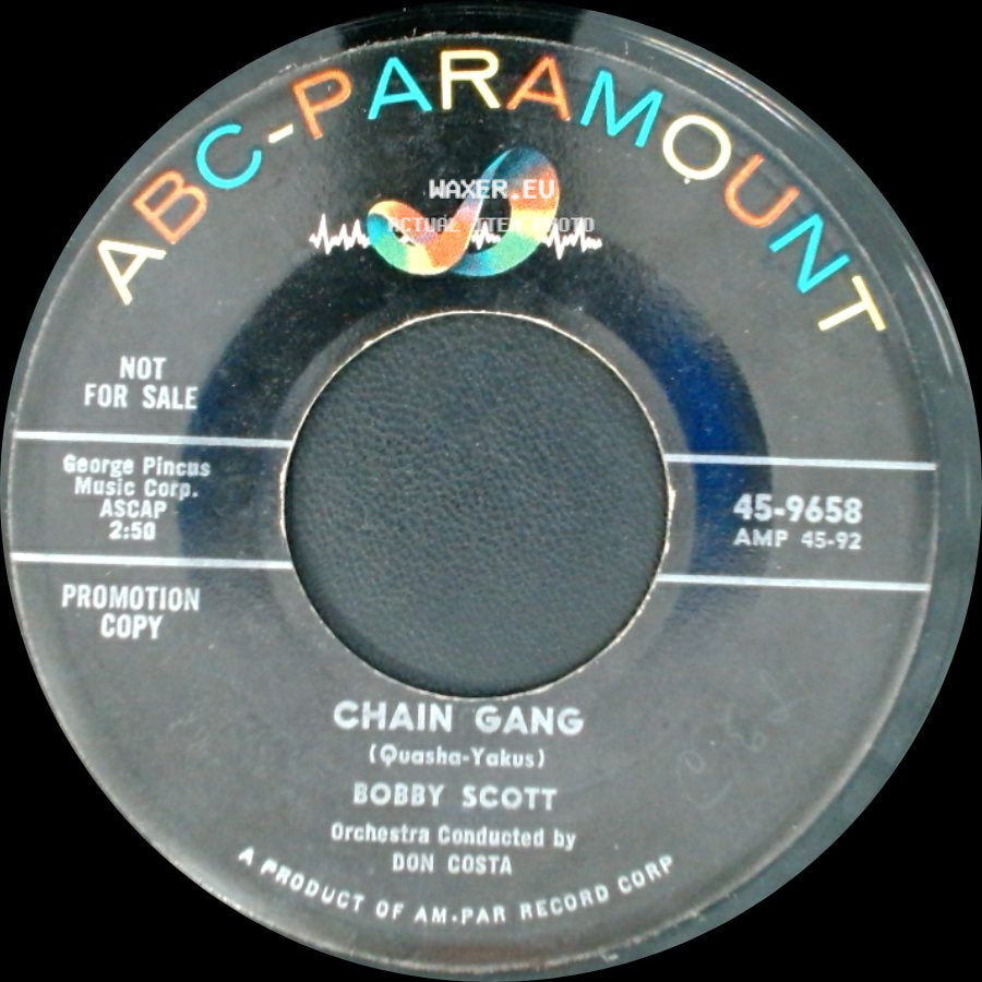 Bobby Scott - Chain Gang / Shadrach side A