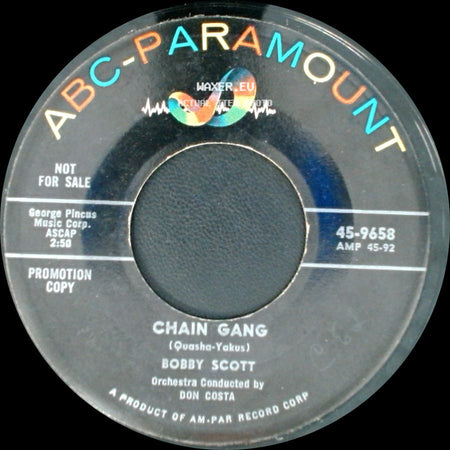 Bobby Scott - Chain Gang / Shadrach side A