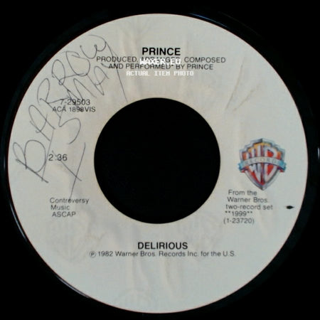 Prince - Delirious / Horny Toad side A