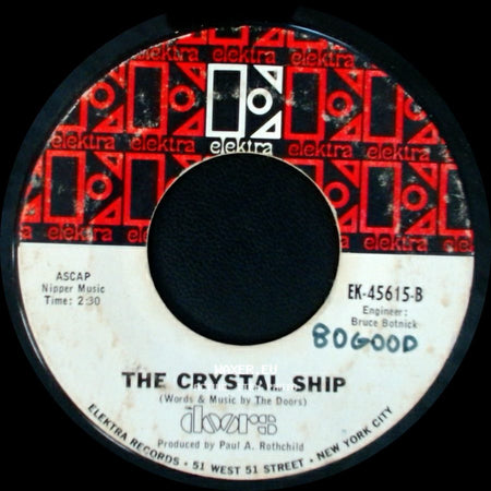 The Doors - The Crystal Ship / Light My Fire side A