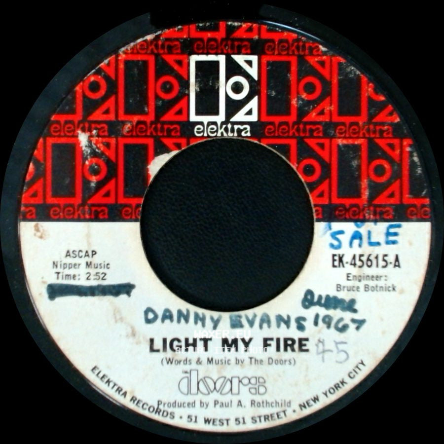 The Doors - The Crystal Ship / Light My Fire side B