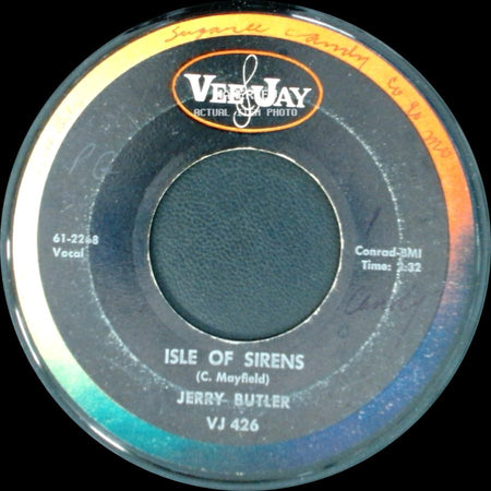 Jerry Butler - Chi Town / Isle Of Sirens side B