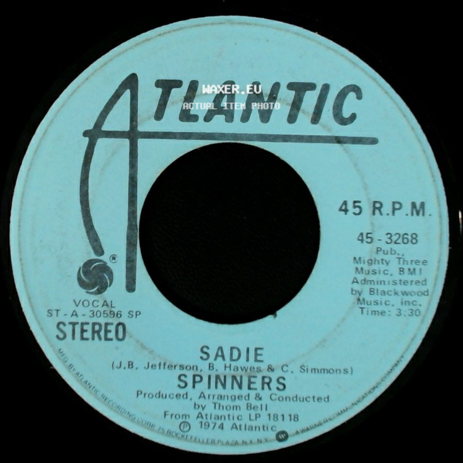 Spinners - Sadie / Sadie side B