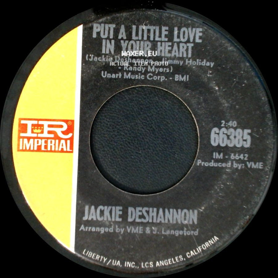 Jackie Deshannon - Always Together / Put A Little Love In Your Heart side B