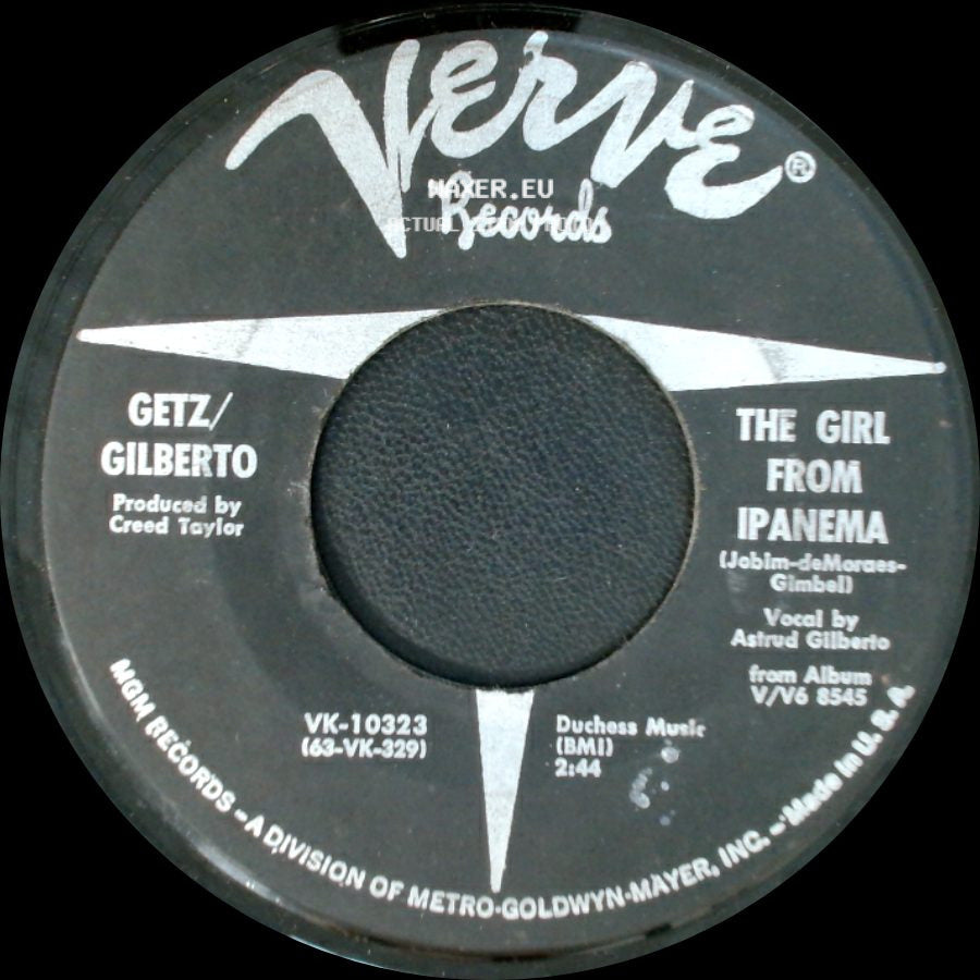 Getz/Gilberto / Stan Getz - The Girl From Ipanema / Blowin' In The Wind side A