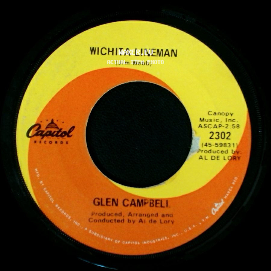 Glen Campbell - Wichita Lineman / Fate Of Man side A