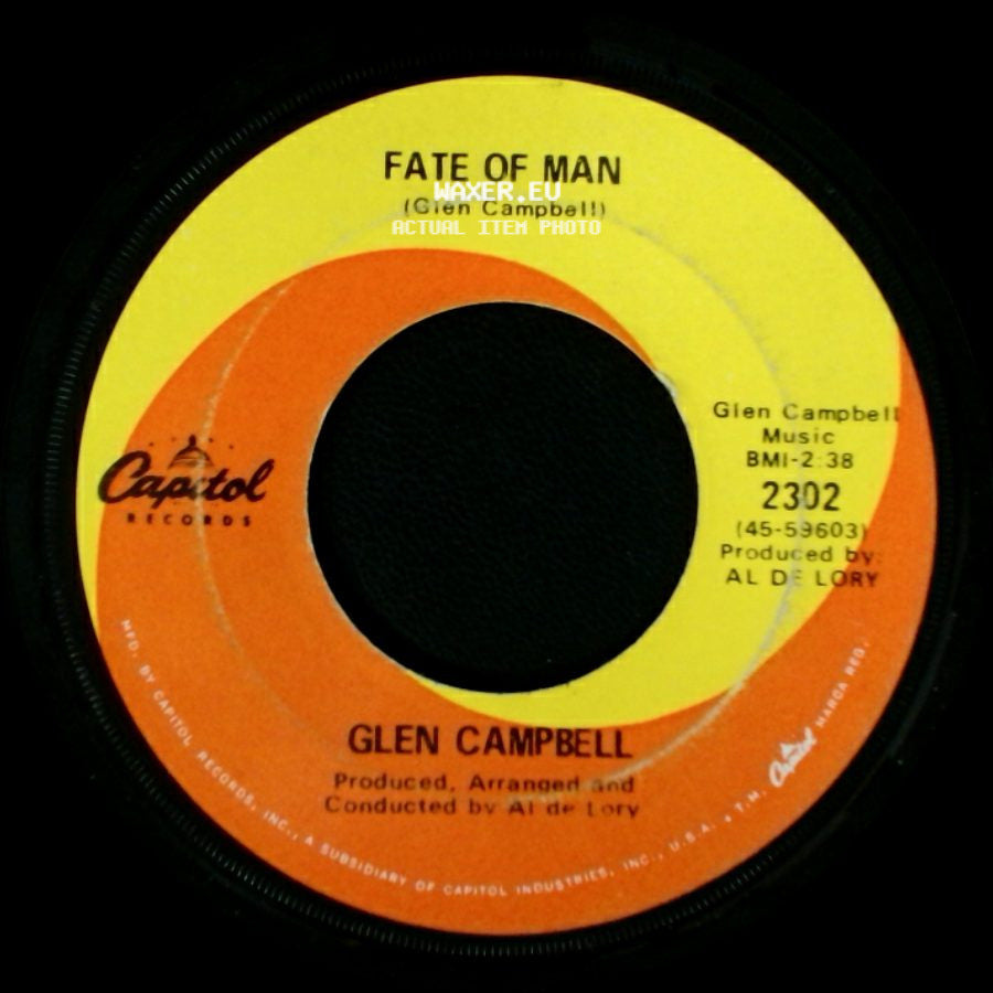 Glen Campbell - Wichita Lineman / Fate Of Man side B