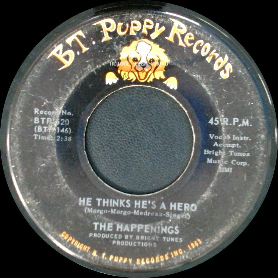 The Happenings - He Thinks He's A Hero / See You In September side A