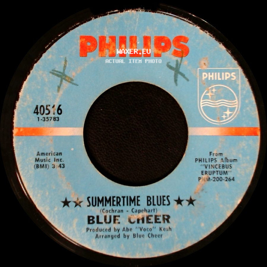 Blue Cheer - Summertime Blues / Out Of Focus side A