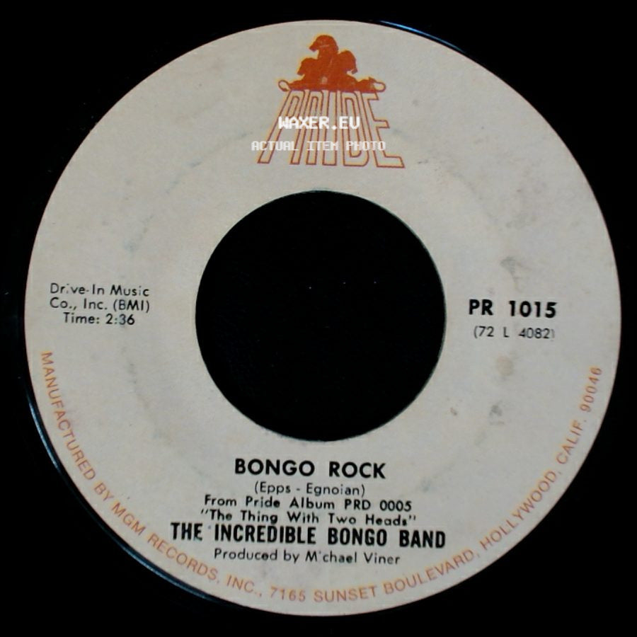 The Incredible Bongo Band - Bongo Rock / Bongolia side A