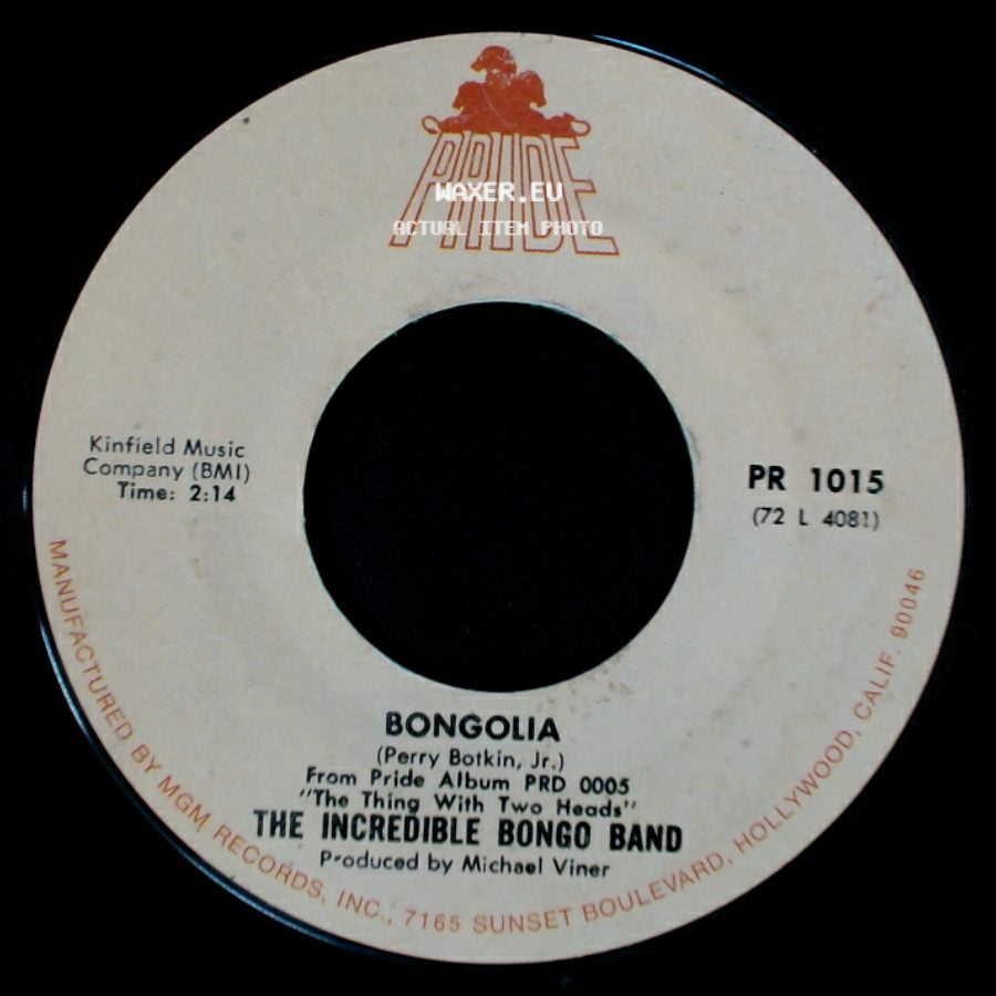 The Incredible Bongo Band - Bongo Rock / Bongolia side B