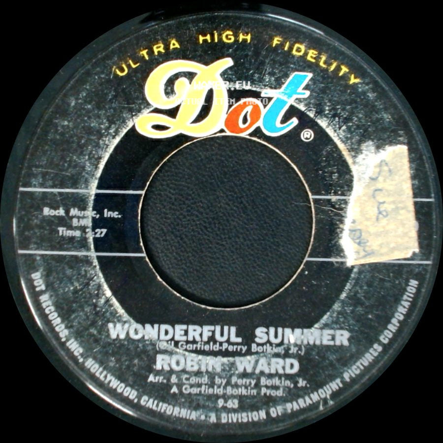 Robin Ward - Dream Boy / Wonderful Summer side B