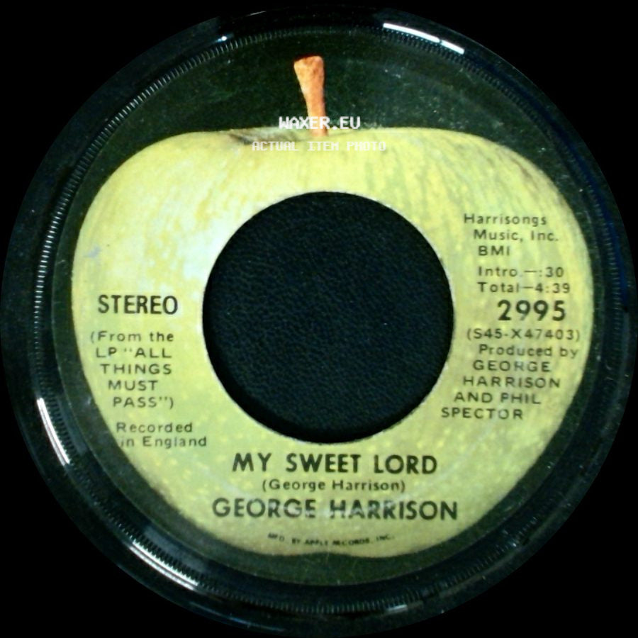 George Harrison - My Sweet Lord / Isn't It A Pity side A