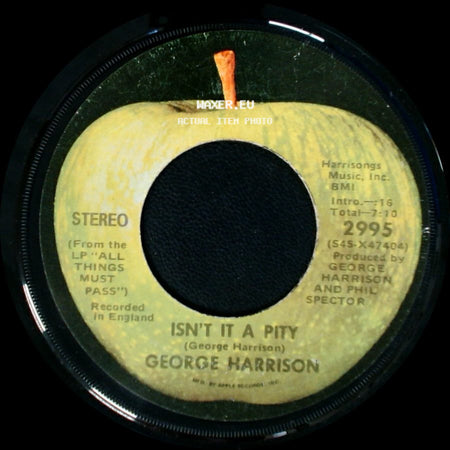 George Harrison - My Sweet Lord / Isn't It A Pity side B