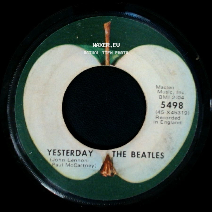 The Beatles - Act Naturally / Yesterday side B