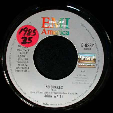 John Waite - Every Step Of The Way / No Brakes side B