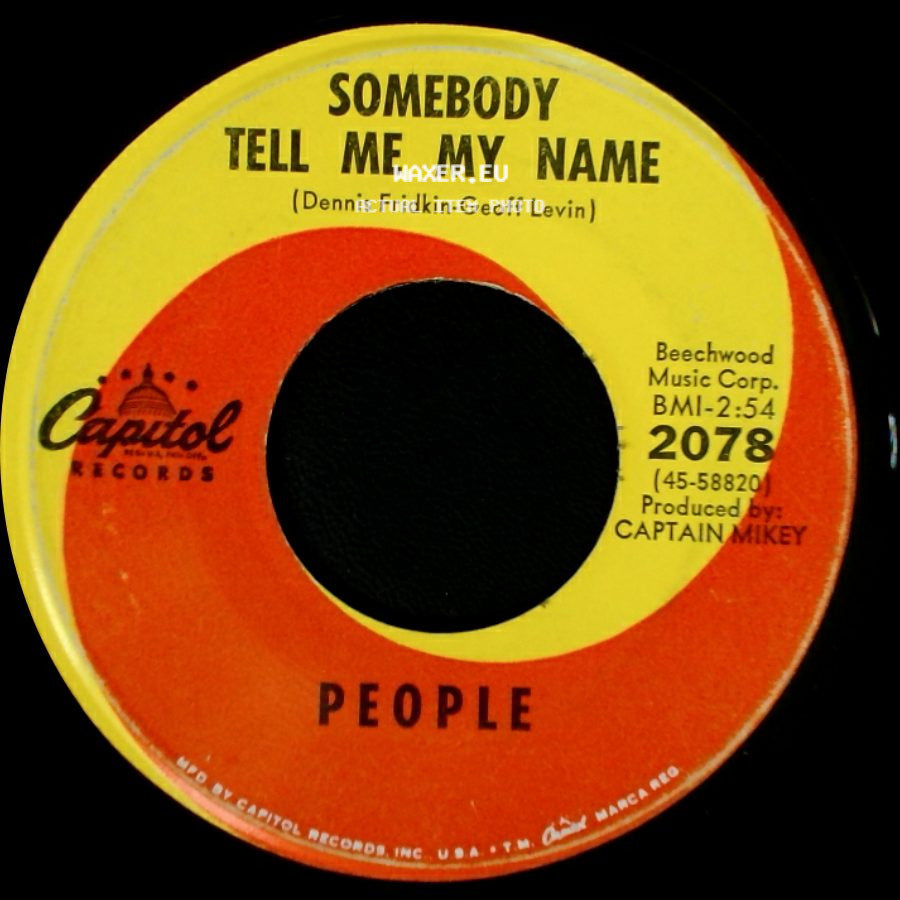 People - Somebody Tell Me My Name / I Love You side A