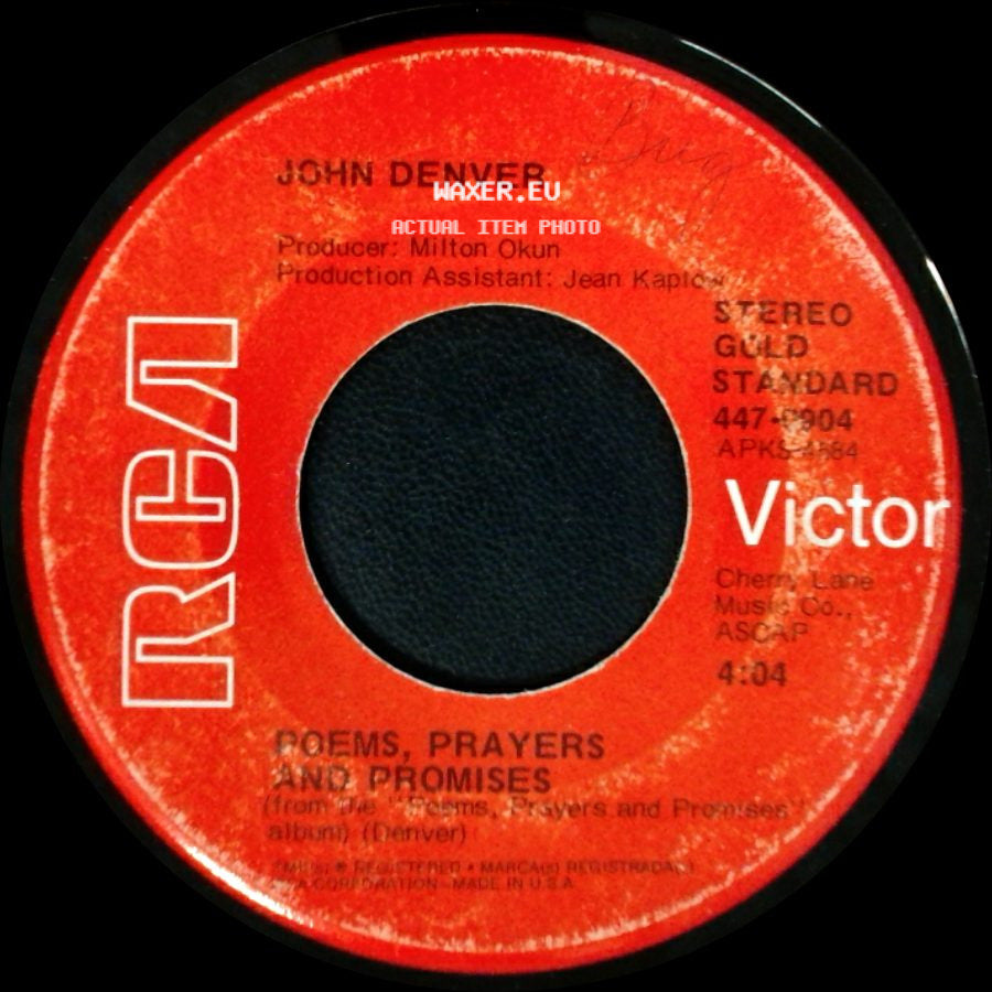John Denver With Fat City / John Denver - Take Me Home, Country Roads / Poems, Prayers And Promises side B