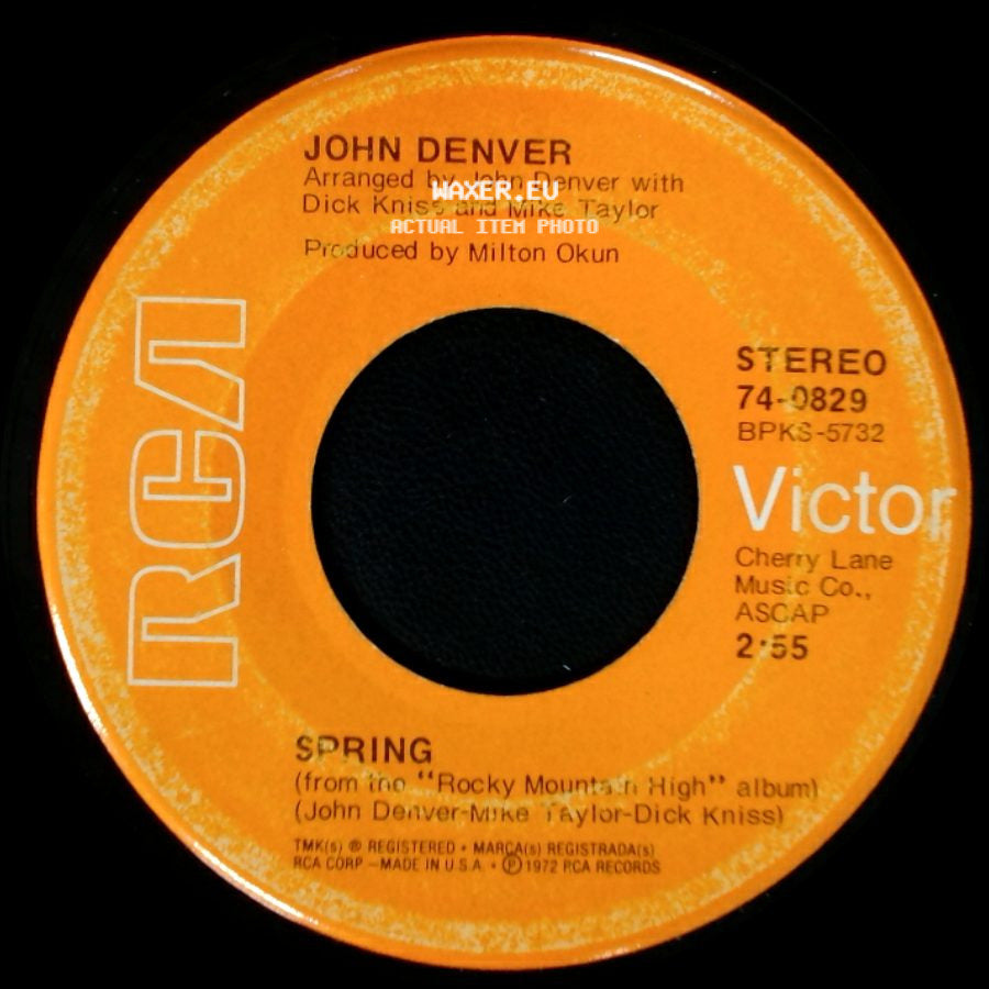 John Denver - Spring / Rocky Mountain High side A