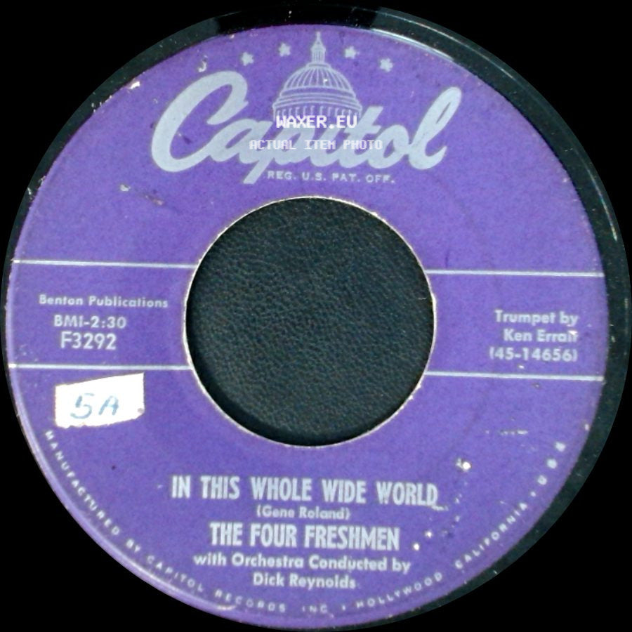 The Four Freshmen - Charmaine / In This Whole Wide World side B