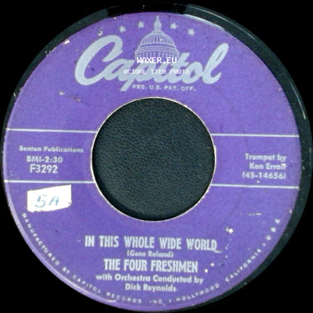 The Four Freshmen - Charmaine / In This Whole Wide World side B