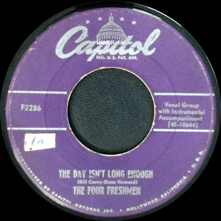 The Four Freshmen - Stormy Weather / The Day Isn't Long Enough side B
