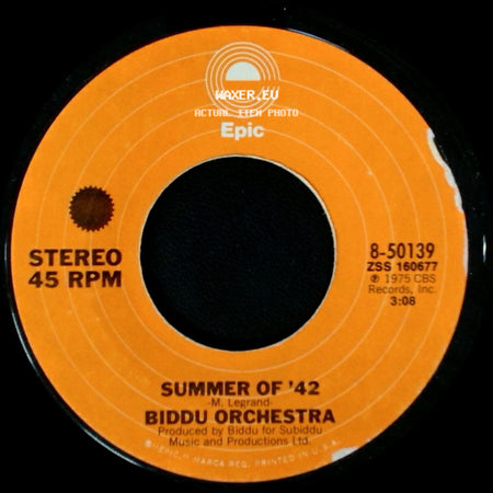 Biddu Orchestra - Summer Of '42 / Northern Dancer side A