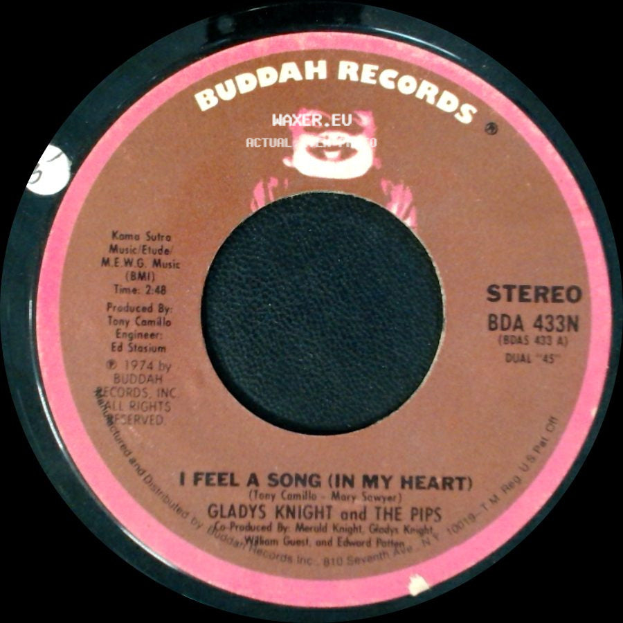 Gladys Knight And The Pips - Don't Burn Down The Bridge / I Feel A Song (In My Heart) side B