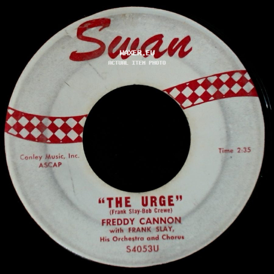 Freddy Cannon With Frank Slay, His Orchestra And Chorus / Freddy Cannon - Jump Over / The Urge side B