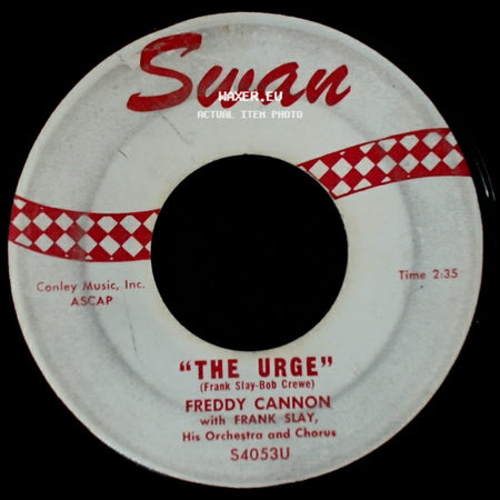 Freddy Cannon With Frank Slay, His Orchestra And Chorus / Freddy Cannon - Jump Over / The Urge side B