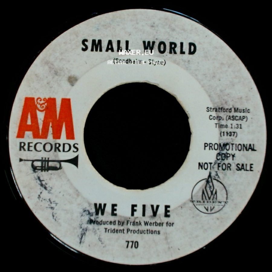 We Five - Small World / You Were On My Mind side A
