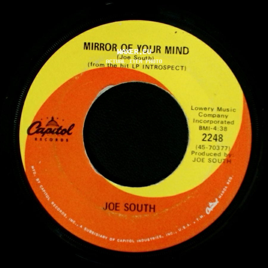 Joe South - Mirror Of Your Mind / Games People Play side A