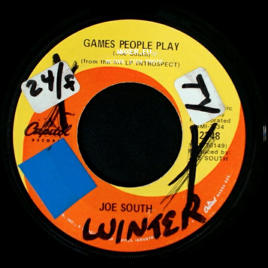 Joe South - Mirror Of Your Mind / Games People Play side B