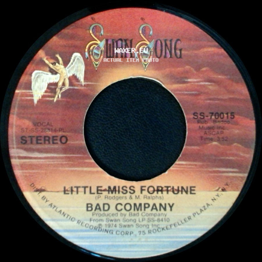 Bad Company - Can't Get Enough / Little Miss Fortune side B